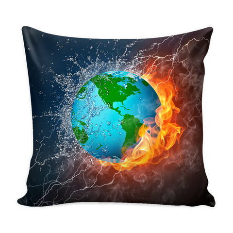 test pillow cover - earth
