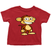 test shirt - red monkey