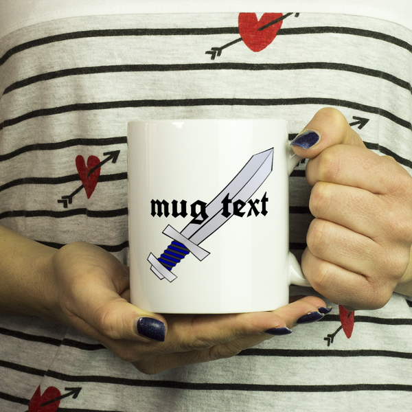 test mug - sword butterfly