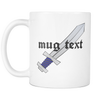test mug - sword butterfly