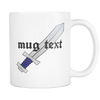 test mug - sword butterfly