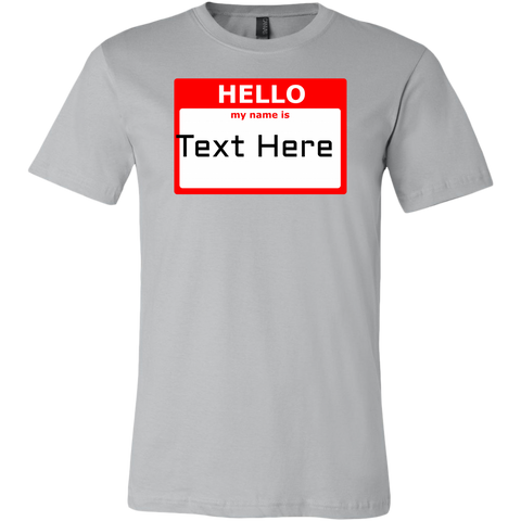 test personalized shirt - nametag