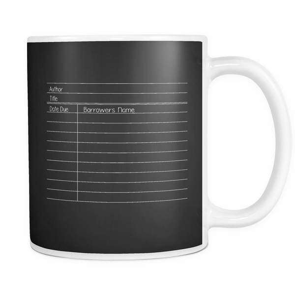 test mug - black and white
