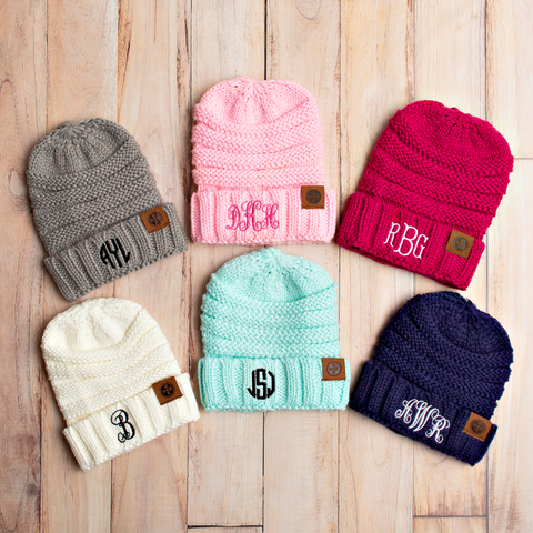 Test Monogram Kids Beanies 11.8.19 3