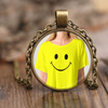 test necklace - smile shirt
