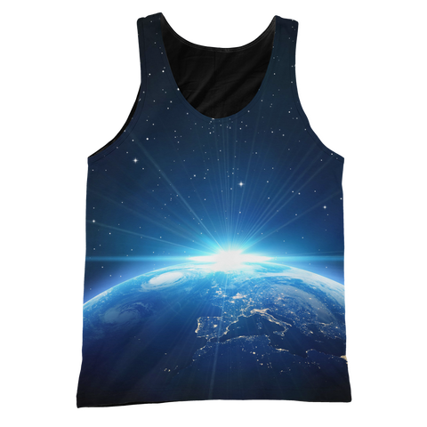 test tank - earth with texas orange back