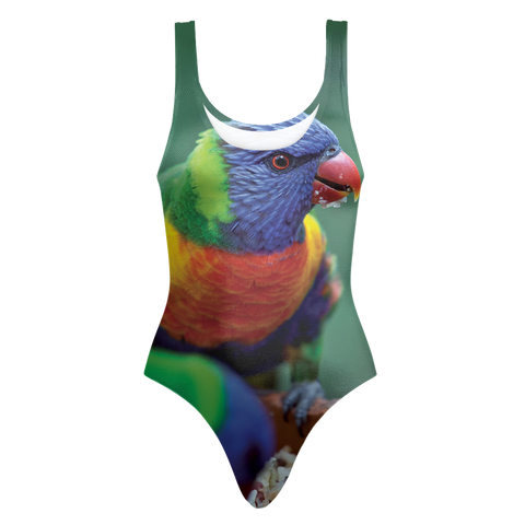 test swimsuit - bird