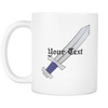 test mug - wall sword