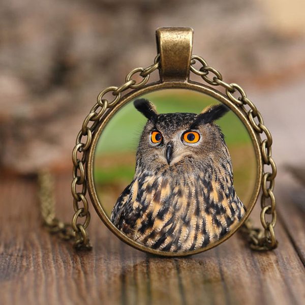 test necklace - owl