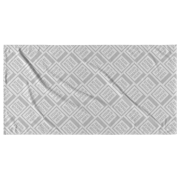 test beach towel - personalized - landscape - no mask