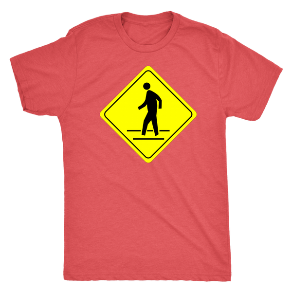 test shirt walk sign