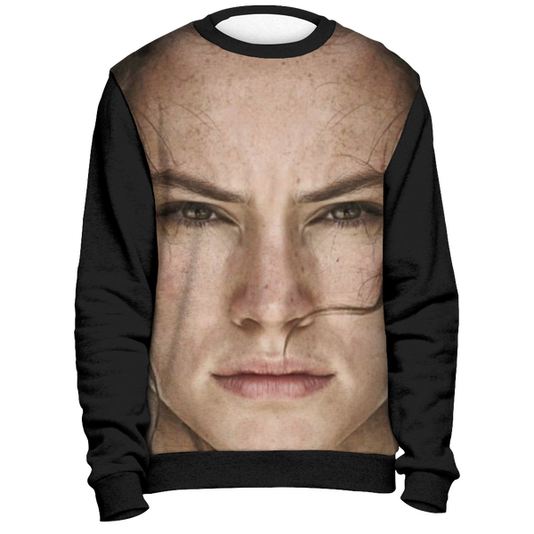 test sweater - face