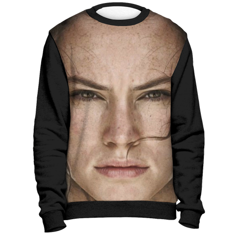 test sweater - face