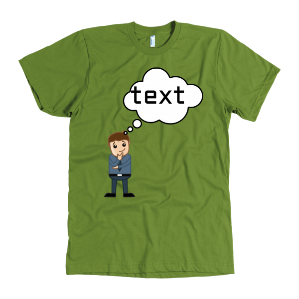 test shirt - thinker