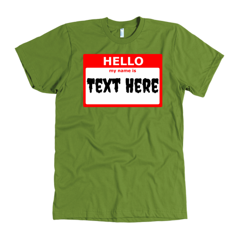 test tag shirt