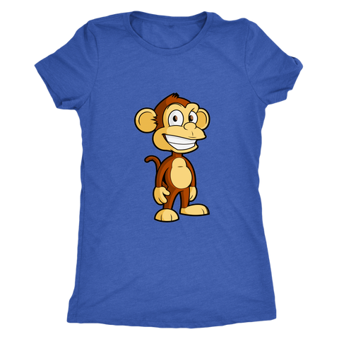 test shirt - monkey sign - top quad