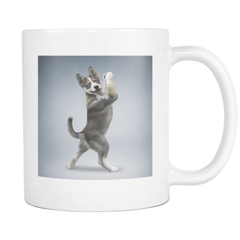 test mug - dancing dog