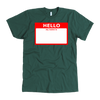 test shirt - name tag