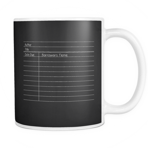 test mug - black and white