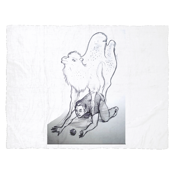 Camel Fleece Blanket Nancy