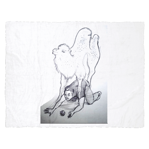 Camel Fleece Blanket Nancy