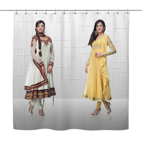 test shower curtain - indian