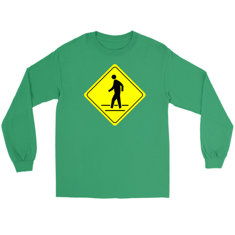 test shirt - green sign