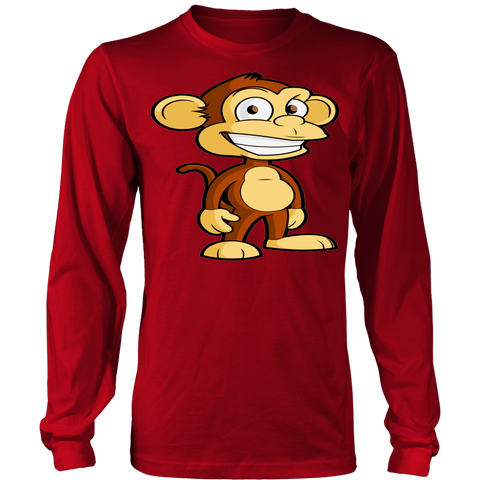 test shirt - red monkey