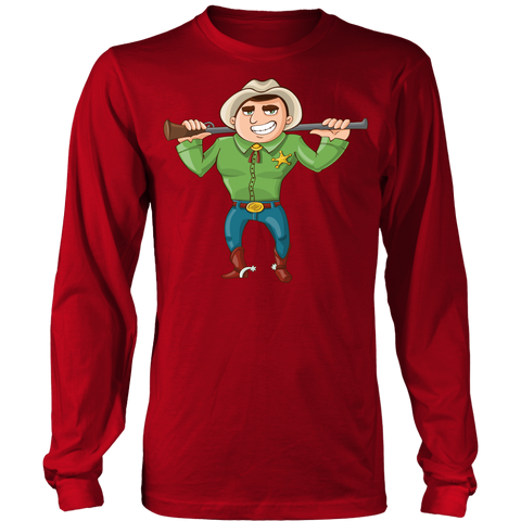 test shirt - cowboy yeller