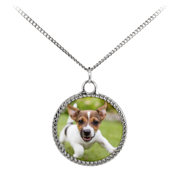 running dog necklace