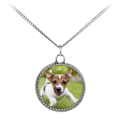 running dog necklace