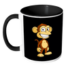 test mug - monkey black