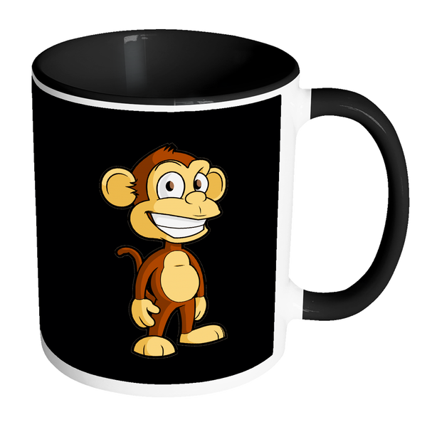 test mug - monkey black