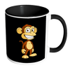 test mug - monkey black
