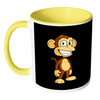 test mug - monkey black