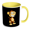 test mug - monkey black