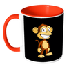 test mug - monkey black