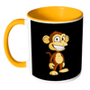 test mug - monkey black