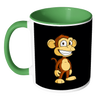 test mug - monkey black