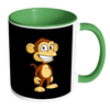test mug - monkey black