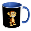 test mug - monkey black