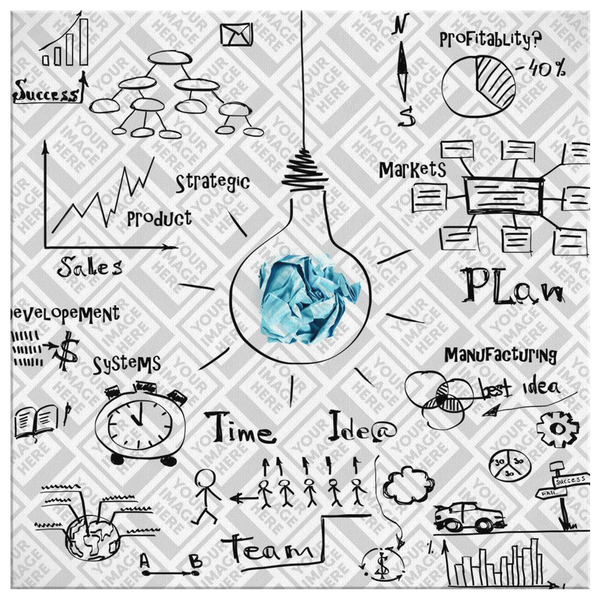 test canvas template - bulb