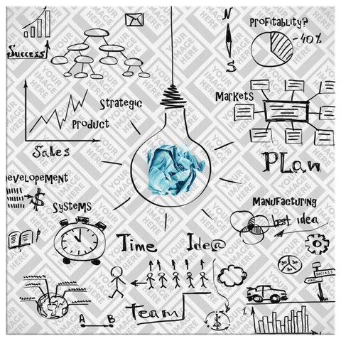 test canvas template - bulb