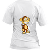 test shirt - woman monkey