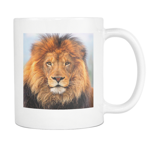 test mug - lion sign