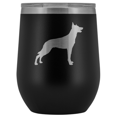 test wine tumbler dog 20190708