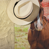 test beach towel - girl on horse