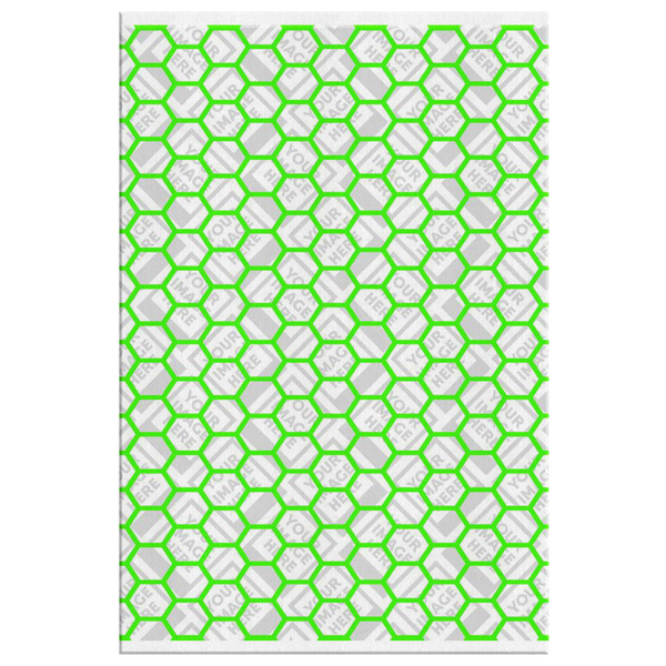 test canvas mask - hex vertical