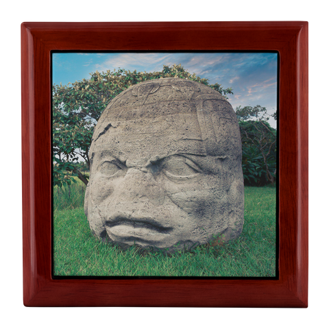 test jewelry box - olmec head