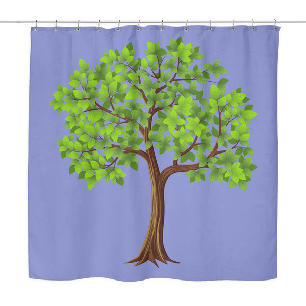 test shower curtain - butterfly tree